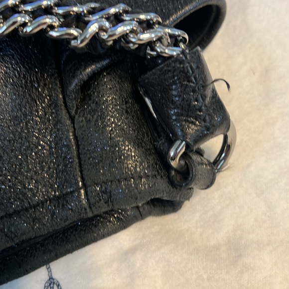 Authentic Prada Sacca Nero Lux shoulder bag with silver chain - Picture 11 of 13